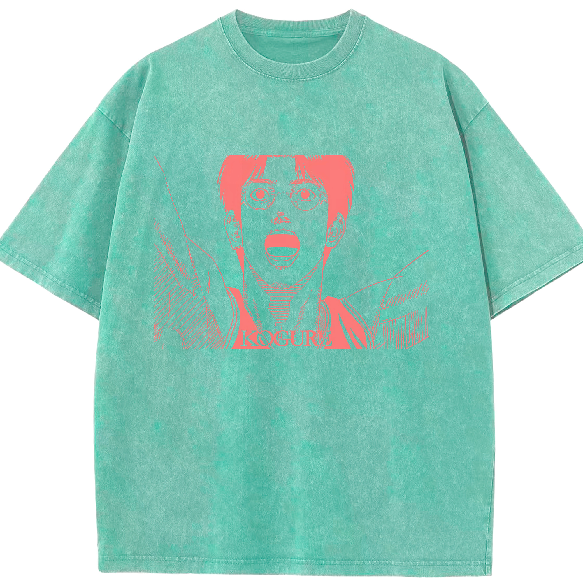 （画像用） SLAM DUNK／スラムダンク 綿100% ヴィンテージ風 半袖Tシャツ（フロントプリント）